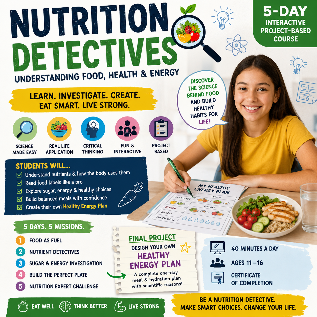 Nutrition Detectives: Understanding Food, Health, and Energy